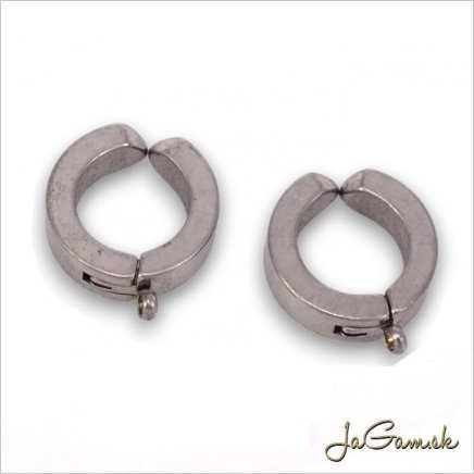 Klipsové zapínanie 16mm chirurgická oceľ, 2ks (CH1700)